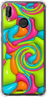 Силикон с усиленными углами чехол Y2K Jelly Dream для Huawei P20 Lite - 6780sp-1410 изображение 