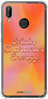 Силикон с усиленными углами чехол Aura Gradient Main Character Energy Aesthetic Y2K для Huawei P20 Lite - 6783sp-1410 изображение 