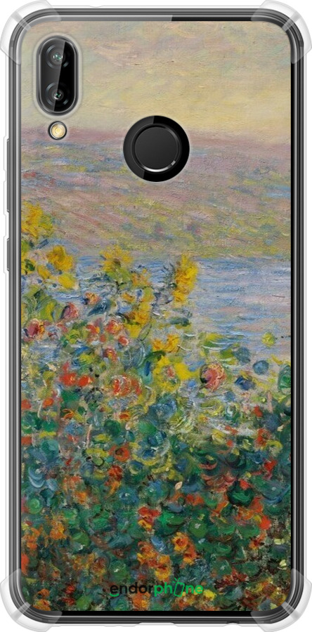 Силикон с усиленными углами чехол Пейзаж для Huawei P20 Lite - 6445sp-1410 изображение 