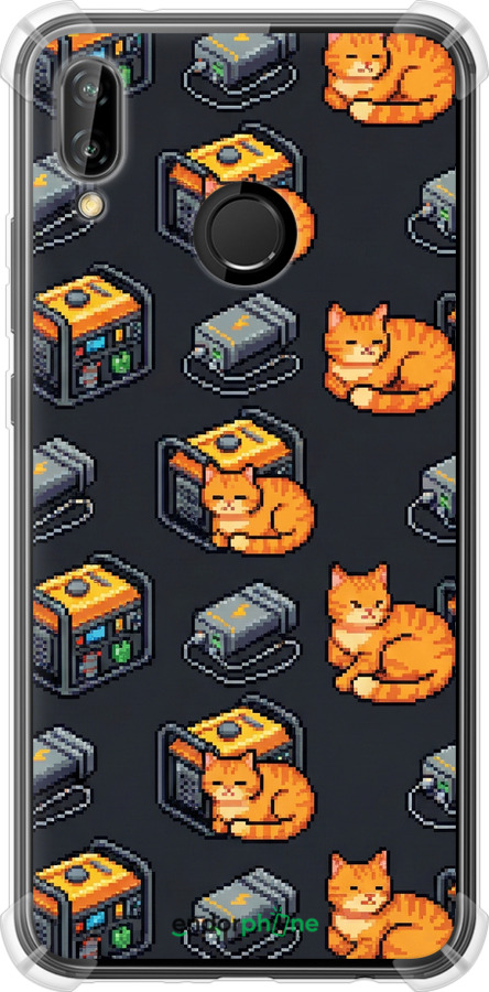 Силикон с усиленными углами чехол Autonomous Zone для Huawei P20 Lite - 6771sp-1410 изображение 