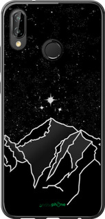 Силіконовий чехол Мінімалістичний гірський краєвид для Huawei P20 Lite - 6438u-1410 изображение 