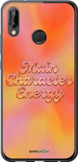 Силиконовый чехол Aura Gradient Main Character Energy Aesthetic Y2K для Huawei P20 Lite - 6783u-1410 изображение 