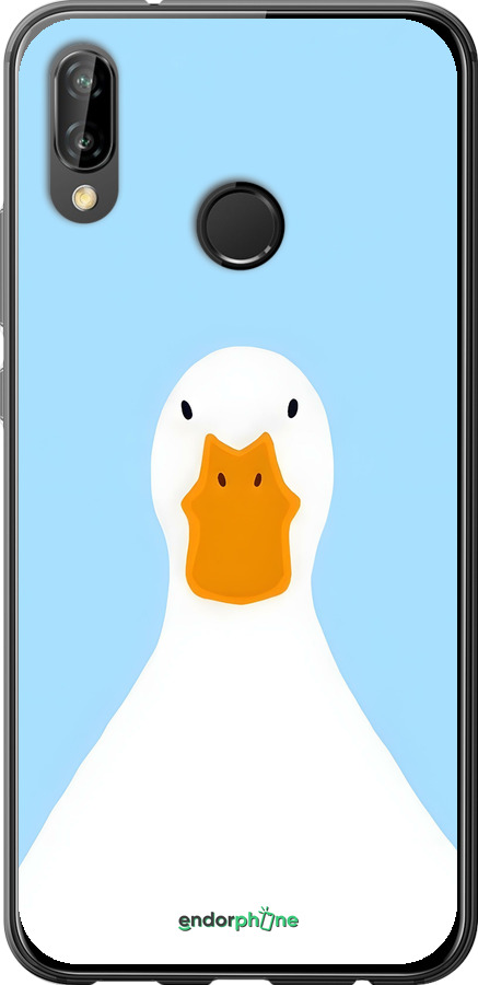 2D пластиковый чехол Гусь для Huawei P20 Lite - 6350t-1410 изображение 