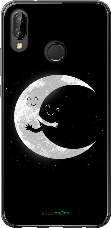 Силіконовий чехол Місячні обійми для Huawei P20 Lite - 6508u-1410 изображение 