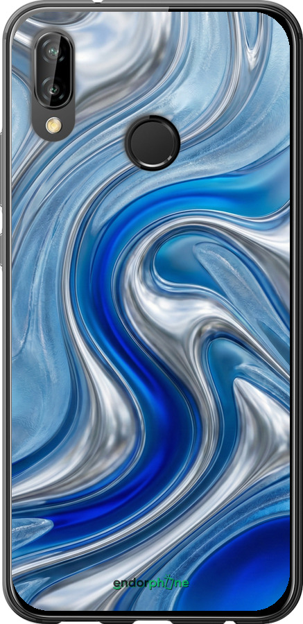 2D пластиковий чехол Liquid Chrome для Huawei P20 Lite - 6781t-1410 изображение 