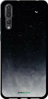 TPU чехол Сині хмари, Синій місяць для Huawei P20 Pro - 6396b-1470 изображение 