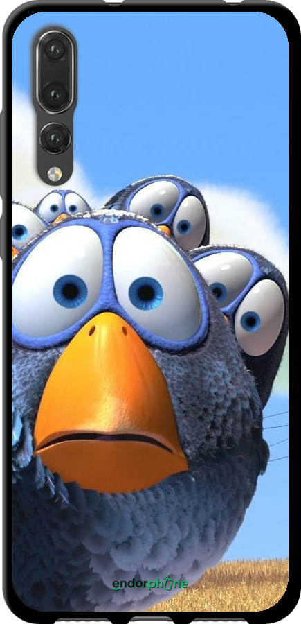 TPU чехол Angry Birds для Huawei P20 Pro - 6008b-1470 изображение 
