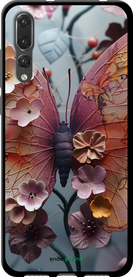 TPU чехол Fairy Butterfly для Huawei P20 Pro - 6048b-1470 изображение 