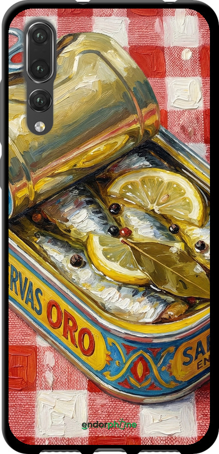 TPU чехол Vintage Sardine Tin Phone для Huawei P20 Pro - 6772b-1470 изображение 