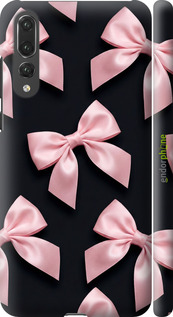 3D пластиковый матовый чехол Coquette Ribbons Dark Coquette для Huawei P20 Pro - 6767m-1470 изображение 