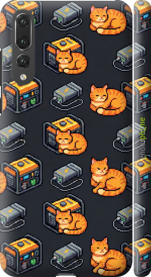 3D пластиковый матовый чехол Autonomous Zone для Huawei P20 Pro - 6771m-1470 изображение 