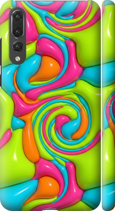 3D пластиковий матовий чехол Y2K Jelly Dream для Huawei P20 Pro - 6780m-1470 изображение 