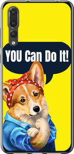 2D пластиковый чехол чехол с корги You Can Do It для Huawei P20 Pro - 6184t-1470 изображение 