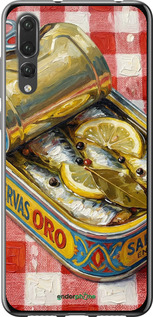 2D пластиковий чехол Vintage Sardine Tin Phone для Huawei P20 Pro - 6772t-1470 изображение 
