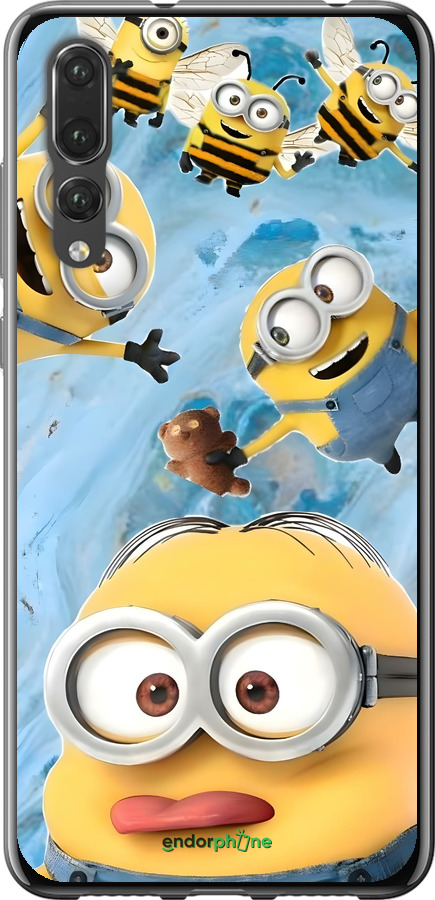 2D пластиковый чехол Миньоны для Huawei P20 Pro - 6386t-1470 изображение 