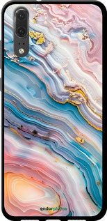 TPU чехол Мрамор красивый для Huawei P20 - 6376b-1396 изображение 