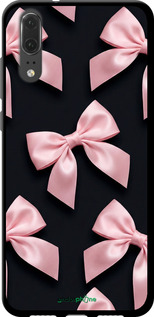 TPU чехол Coquette Ribbons Dark Coquette для Huawei P20 - 6767b-1396 изображение 