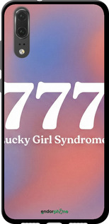 TPU чехол 'Aesthetic Aura Gradient 777 Lucky Energy' для Huawei P20 изображение 5