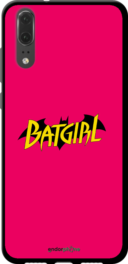 TPU чехол bat girl для Huawei P20 - 4533b-1396 изображение 