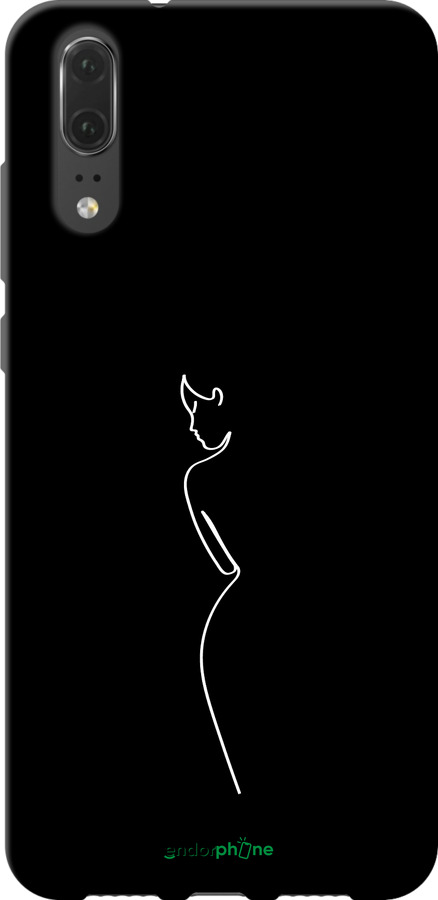 TPU чехол Силует1 для Huawei P20 - 4590b-1396 изображение 