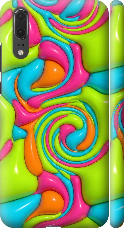 3D пластиковый матовый чехол Y2K Jelly Dream для Huawei P20 - 6780m-1396 изображение 