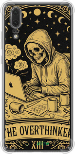 Силіконовий протиударний с посиленими кутами чехол The Overthinker для Huawei P20 - 6774sp-1396 изображение 