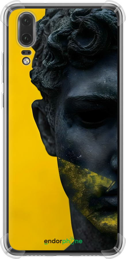 Силикон с усиленными углами чехол Статуя арт для Huawei P20 - 6330sp-1396 изображение 