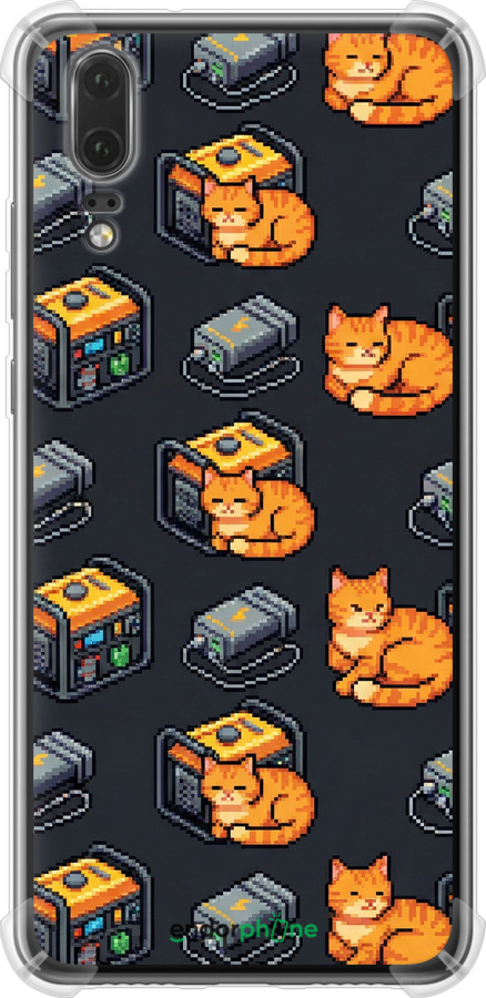 Силикон с усиленными углами чехол Autonomous Zone для Huawei P20 - 6771sp-1396 изображение 