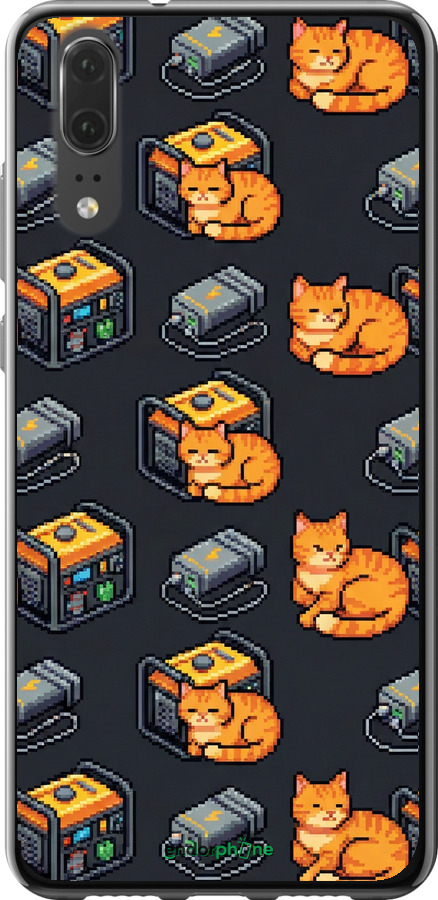 2D пластиковый чехол Autonomous Zone для Huawei P20 - 6771t-1396 изображение 