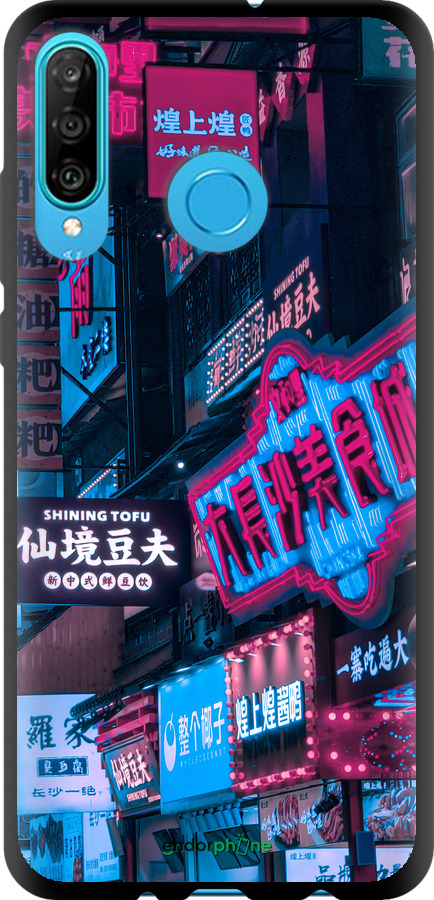TPU чехол Hong Kong City для Huawei P30 Lite - 5536b-1651 изображение 