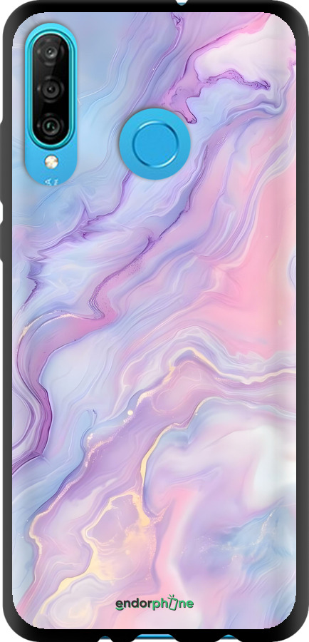 TPU чехол Нежный мрамор для Huawei P30 Lite - 6310b-1651 изображение 