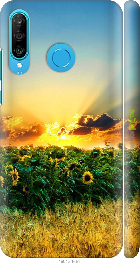 

3D пластиковий матовий чохол "Україна" для Huawei P30 Lite