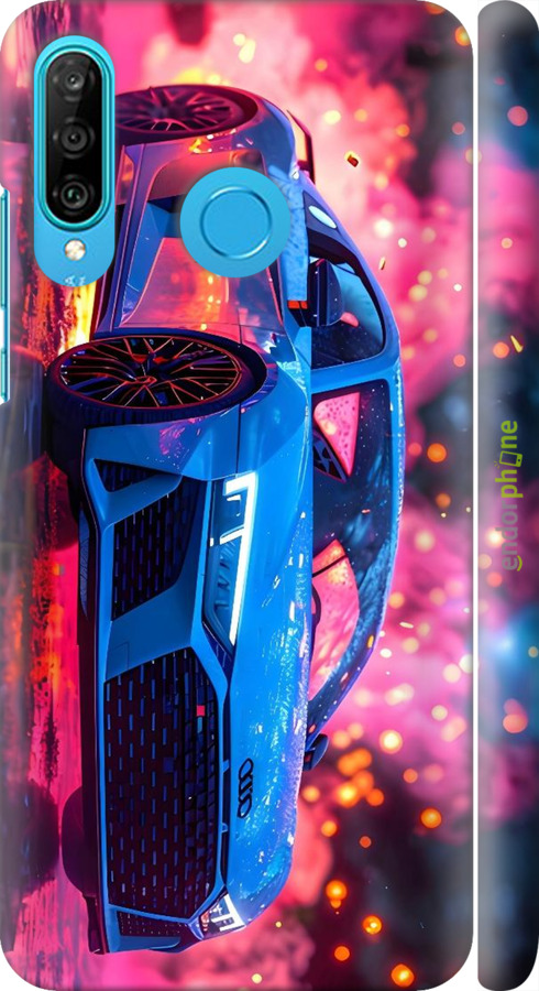 3D пластиковый матовый чехол Ауди для Huawei P30 Lite - 6286m-1651 изображение 