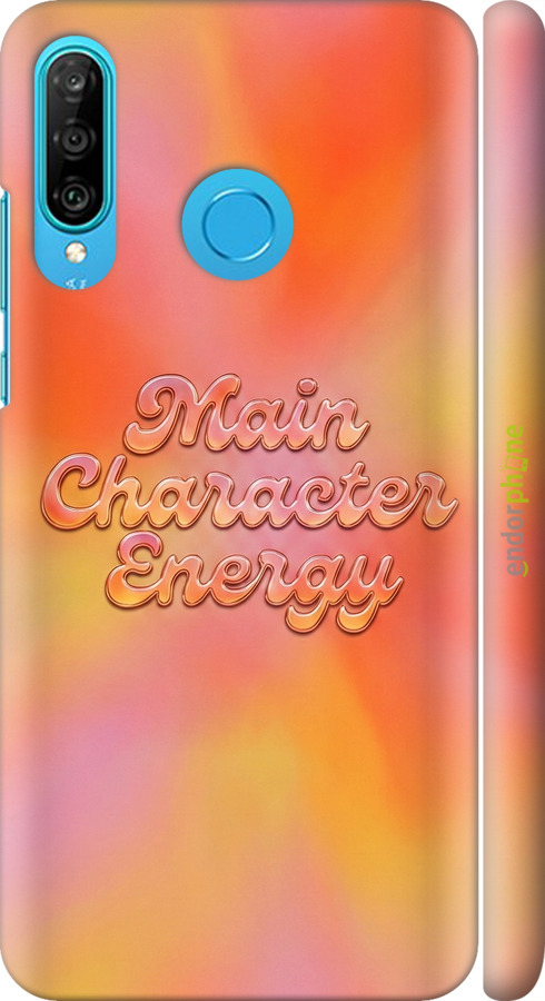 3D пластиковый матовый чехол Aura Gradient Main Character Energy Aesthetic Y2K для Huawei P30 Lite - 6783m-1651 изображение 