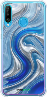 Силіконовий протиударний с посиленими кутами чехол Liquid Chrome для Huawei P30 Lite - 6781sp-1651 изображение 