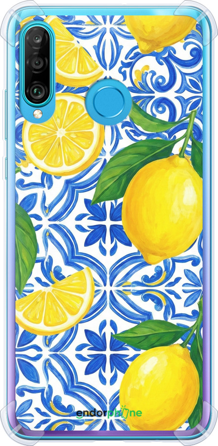 Силіконовий протиударний с посиленими кутами чехол Grocery Girl Italian Summer для Huawei P30 Lite - 6766sp-1651 изображение 