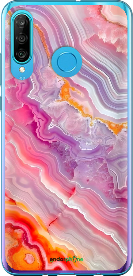 2D пластиковый чехол Мрамор 2 для Huawei P30 Lite - 6307t-1651 изображение 