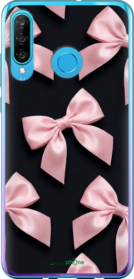 2D пластиковий чехол Coquette Ribbons Dark Coquette для Huawei P30 Lite - 6767t-1651 изображение 