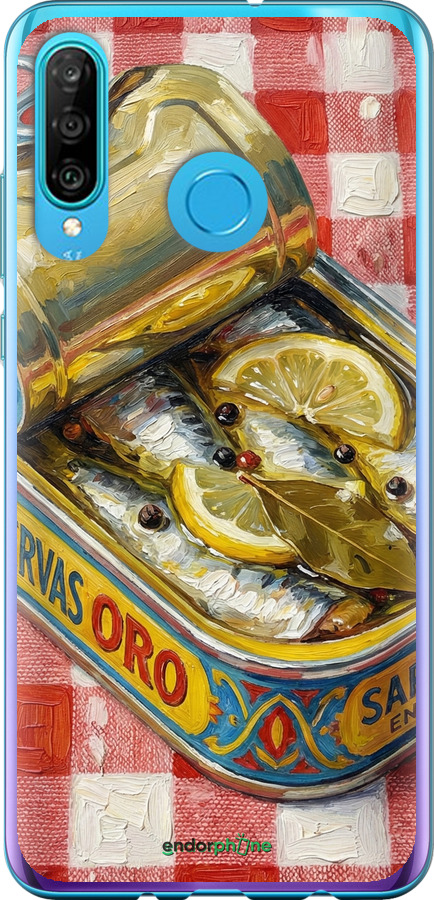 Силіконовий чехол Vintage Sardine Tin Phone для Huawei P30 Lite - 6772u-1651 изображение 