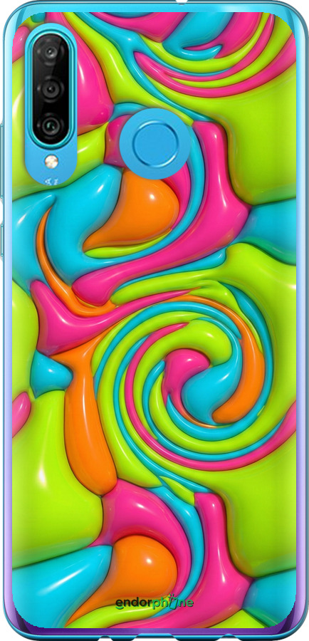 Силиконовый чехол Y2K Jelly Dream для Huawei P30 Lite - 6780u-1651 изображение 