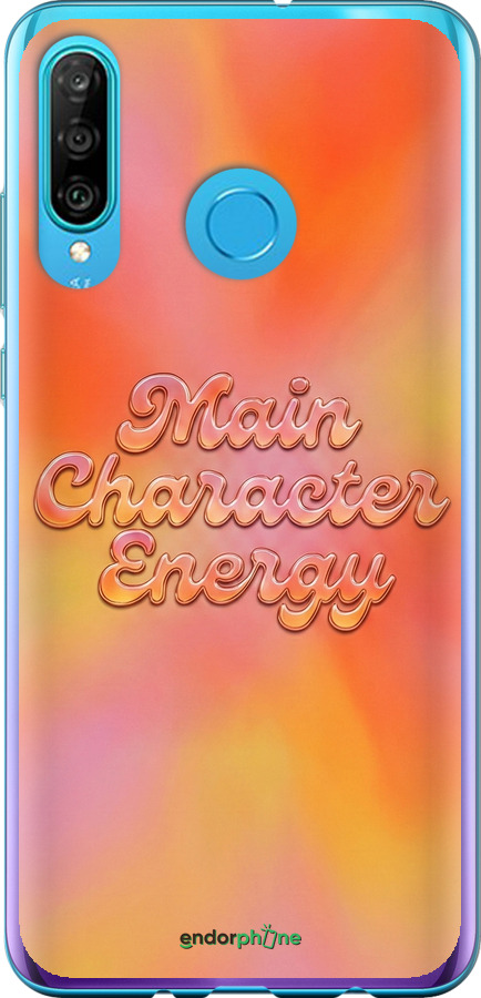 Силіконовий чехол Aura Gradient Main Character Energy Aesthetic Y2K для Huawei P30 Lite - 6783u-1651 изображение 
