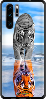 TPU чехол Тигр для Huawei P30 Pro - 6016b-1621 изображение 