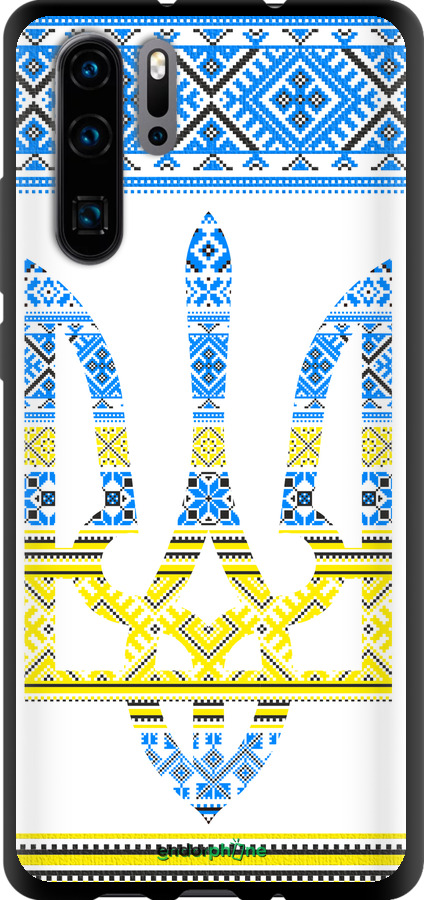 TPU чехол Герб - вишиванка жовто-блакитна  для Huawei P30 Pro - 1197b-1621 изображение 