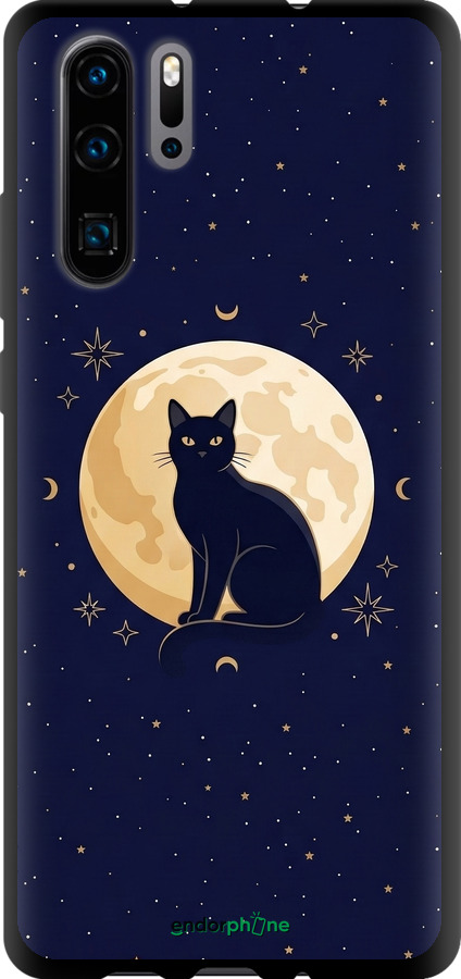 TPU чехол Cute Cat Celestial/Witchy для Huawei P30 Pro - 6787b-1621 изображение 