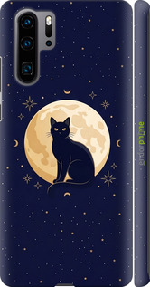 3D пластиковый матовый чехол Cute Cat Celestial/Witchy для Huawei P30 Pro - 6787m-1621 изображение 