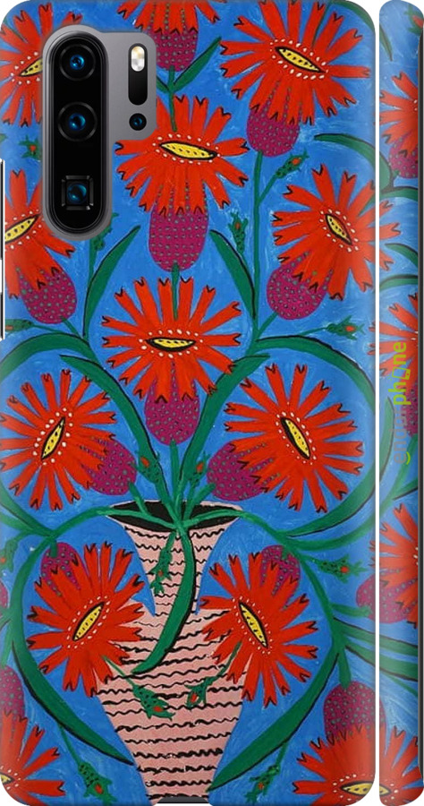 3D пластиковый матовый чехол Примаченко для Huawei P30 Pro - 5909m-1621 изображение 