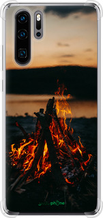 Силикон с усиленными углами чехол Огонь для Huawei P30 Pro - 6021sp-1621 изображение 