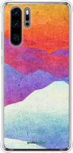 Силикон с усиленными углами чехол Горный закат для Huawei P30 Pro - 6479sp-1621 изображение 
