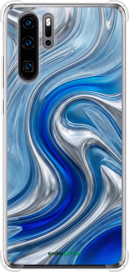 Силикон с усиленными углами чехол Liquid Chrome для Huawei P30 Pro - 6781sp-1621 изображение 