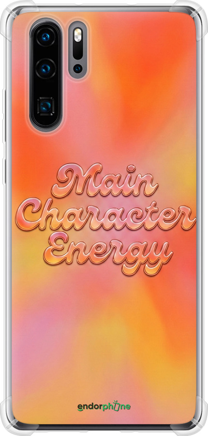 Силикон с усиленными углами чехол Aura Gradient Main Character Energy Aesthetic Y2K для Huawei P30 Pro - 6783sp-1621 изображение 